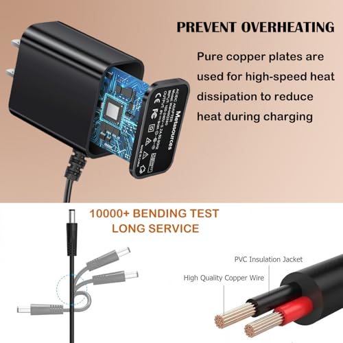 Adaptador AC/DC para Masajeador de Terapia por Percusión ProForm PFPCGN23, Fuente de Alimentación de 27 VCC miniatura 5