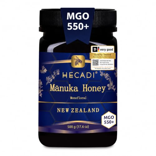 Miele di Manuka 550+ Originale della Nuova Zelanda, con contenuto