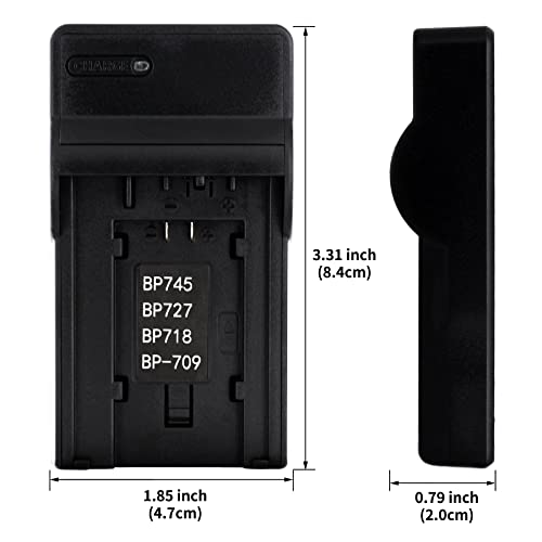 Norifon BP-718 USB Ładowarka do Canon iVIS HF M51, M52, R31, R32, R42