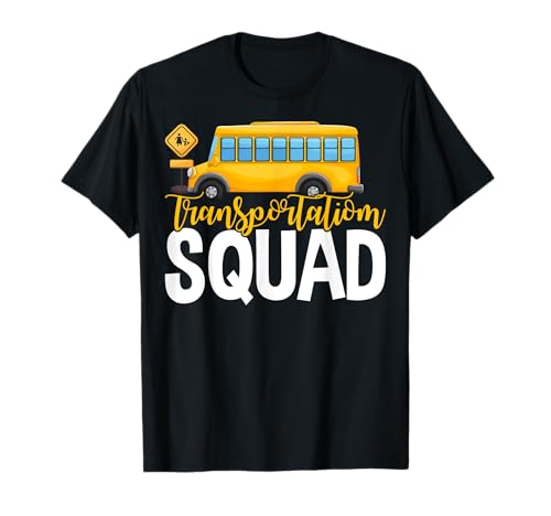 Men Women School Bus Driver - Transportation Squad Gifts Camiseta