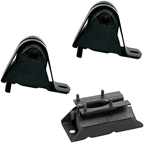 Engine Motor & Transmission Mount Compatible with 1987-1999 Jeep Cherokee 4.0L/1987-1992 Comanche 4.0L Set 3pc -K3102 |A2572 A2572 A2625