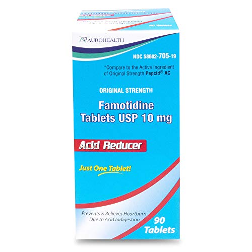 Aurohealth Famotidine Tablets USP 10mg 90ct