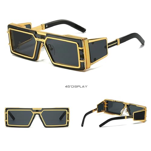 Vintage Fashion Square Sunglasses For Men Women Luxury Goggle Eyewear Sport Punk Sun Glass UV400 55143