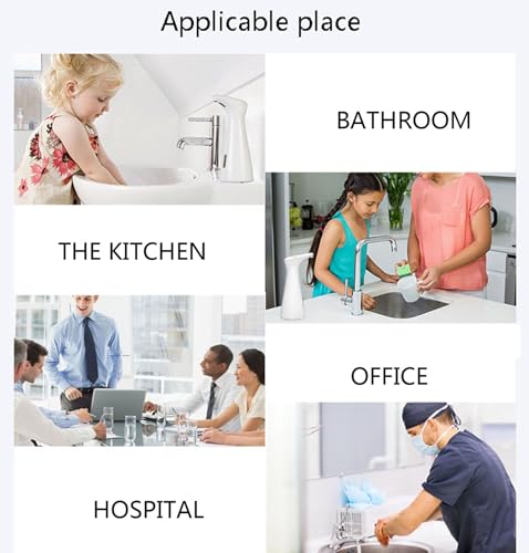 Automatic Touchless Soap Dispenser with IPX6 Waterproof Rating for Bathroom and Kitchen Countertop by KIAWON - Image 4
