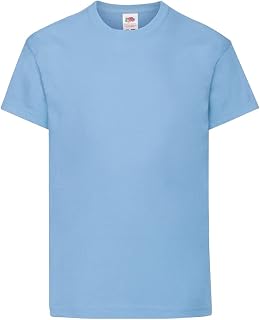 Kids Original T Shirt - 21 Colours / Age 3-15 - Sky Blue - 911