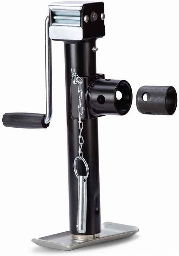 Buyohlic 5000 lb Heavy-Duty A-Frame Trailer Jack with Adjustable Drop Leg 15" Travel for Utility Horse & Yacht Trailers