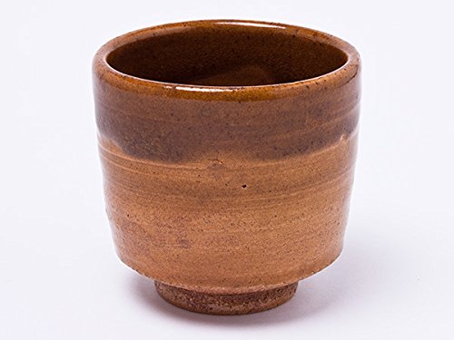 Amazon | 大樋長左衛門 作 飴釉湯呑 oohi-01 | 大樋長左衛門
