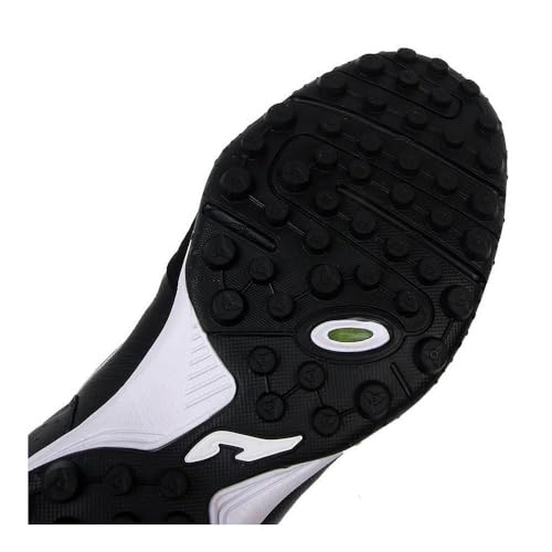 Joma Top Flex Adult Turf Soccer Shoes - Black-White, Size 11 USA3