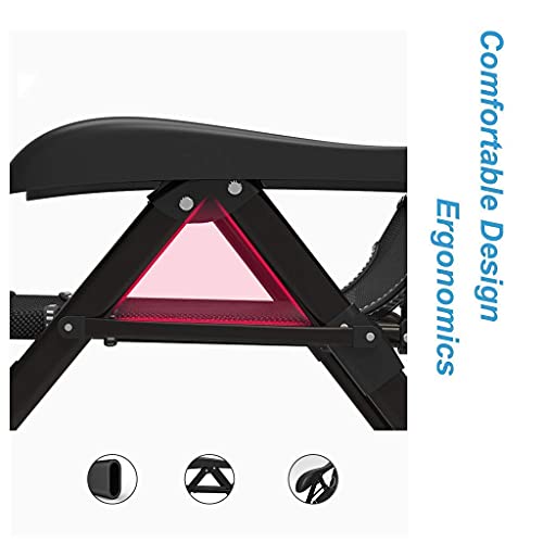 Fauteuils inclinables en métal robuste et chaises longues pliantes au design extra large - 5