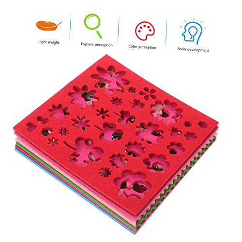 IWOWHERO Needle Felting Shapes Molds 6pcs Wool Felting Molds for Embroidery DIY Projects