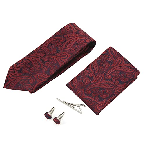 Set de 5 corbatas para hombre Buachois en seda poliéster miniatura 3