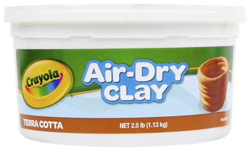 Crayola Air Dry Clay Terra Cotta No Bake Modeling Clay for Kids 2.5lb