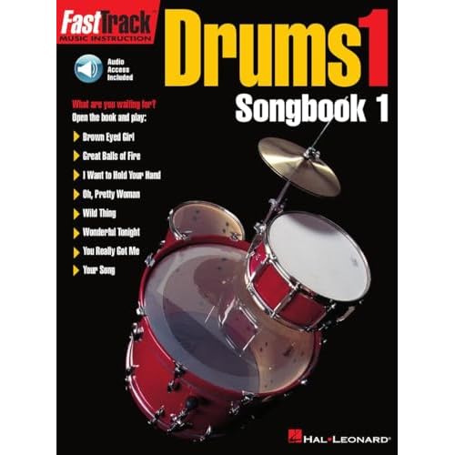 FastTrack Drums Songbook 1 – Level 1 Book/Online Audio (Fasttrack Series) Sheet music – April 1, 1997