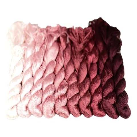 MINGGUXIUYI 100% Silk Embroidery Thread Cover