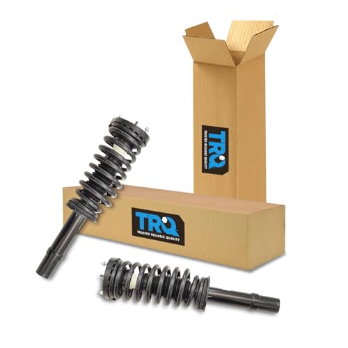 Image of TRQ Front Driver and Passenger Side Strut and Spring Assembly Set Loaded | For 05-11 Chrysler 300 AWD 07-10 Dodge Charger V6 3.5L AWD 05-08 Magnum V6 3.5L