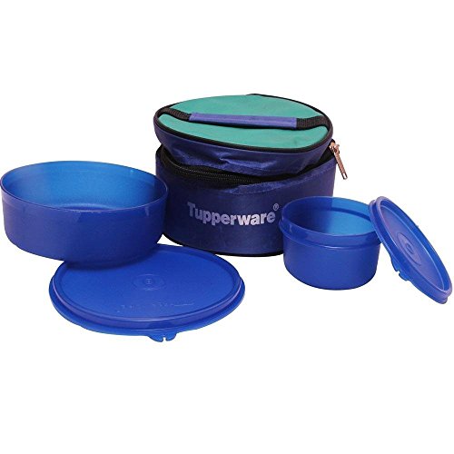 TP-525-T192 Tupperware Classic Lunch Box (Including Bag) with Tropical Cup and Large Handy