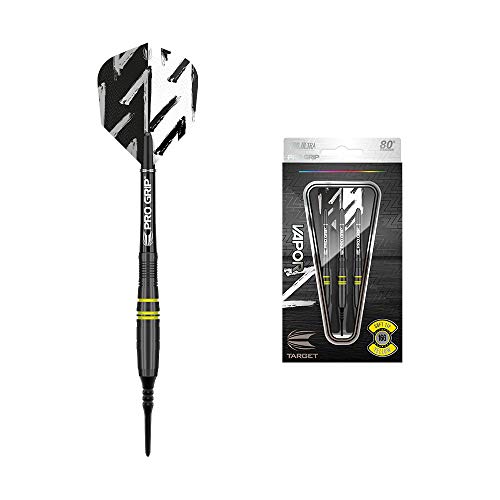 Target Japan(ターゲットジャパン)VAPOR Z（ヴェイパー Z）タングステンダーツ 2BA ソフトチップダーツセット、プログリップシャフト (イエロー 16g)