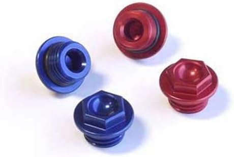 Works Connection Oil Filler Plug (Red) Compatible With 04-18 KAWASAKI KX250F