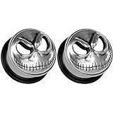 Gauge y numero: 2g (6mm), 0g (8mm), 00g (10mm), 1/2" (12mm), 9/16" (14mm), 5/8" (16mm), 11/16" (18mm), 3/4" (20mm)