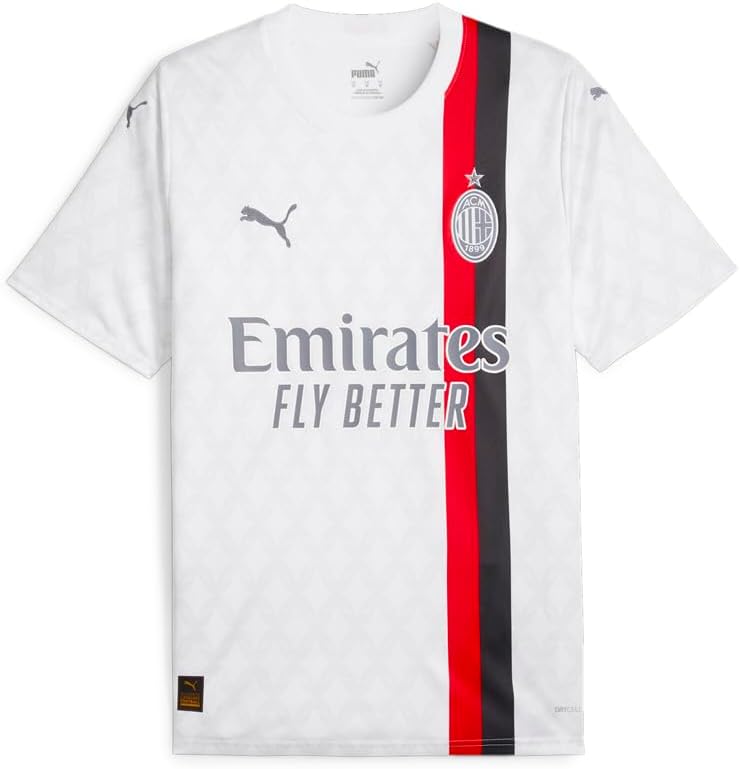 Puma Men's Soccer A.C. Milan 23/24 Away Jersey - Lightweight Breathable Fabric, Official Team Crest, Classic Design (as1, Alpha, m, Regular, Regular)
