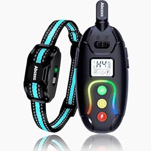 E-Collar Vibrating Dog Shock Collar for Shock Training Electric Rechargeable Safety Lock Control Remote1200FTShock Collar for Dogs 5-120 lbsWaterproof IP67 Large Puppy Barking Training