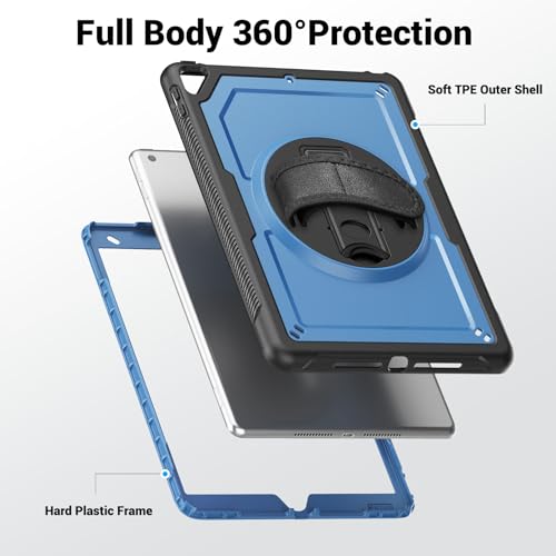 Coque iPad Pro 10.5 contre les chocs avec écran protégé et sangle