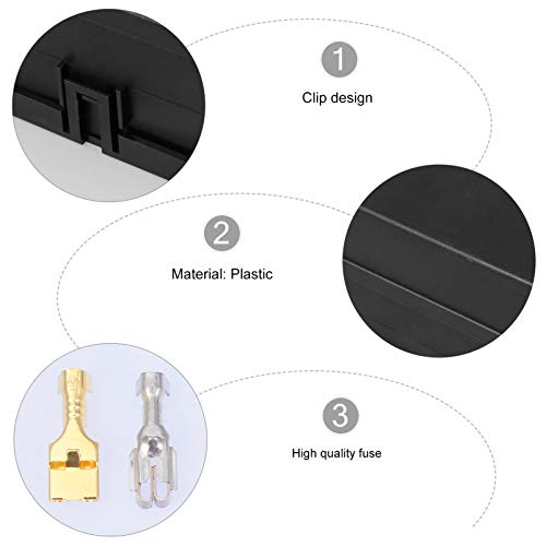 CLISPEED 12 Forma Lâminas 4 Pin 12V 40A Relé Na Caixa de Fusíveis Caixa de Fusíveis Auto Fusível Mar