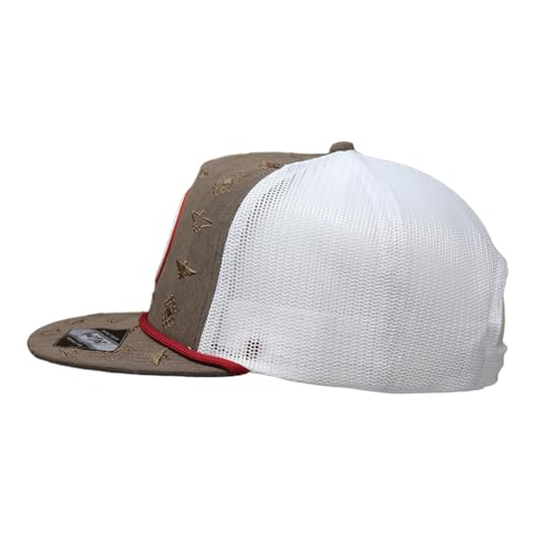 Image of Red Dirt Hat Company The Ruins Brown /White Cap