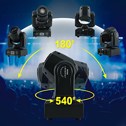 Ygreap 2Pcs 60W Led Moving Head Stage Lights Dmx512 Control Led Strobe Dj Lights #TOP2