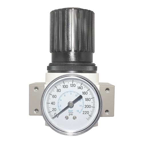 Régulateur de pression d'air comprimé 1/4 NPT 230 psi accessoire compresseur OR-02 robuste