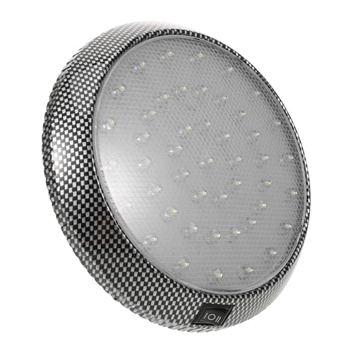OUNONA Led Panel Dome Light for Car Ceiling High Brightness Led Panel Lamp with Switch Easy Installation Rv Dome Light Versatile Interior Lighting for Vehicles