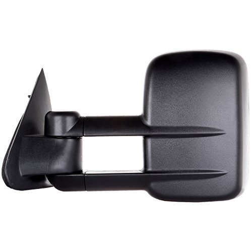 Feiparts Tow Mirrors Towing Mirrors Fit For 1997-2003 For Ford For F150 Standard Extended Cab (Not For 4 Doors Crew Cab Models) Towing Mirrors With Left Right Side Power Black Manual Telescoping #TOP4
