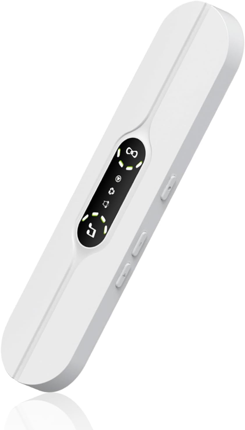 Hesond Pillow Speaker Bone Conduction Stereo Bluetooth Wireless Music Mini Portable Sleep Headphones Bar Sleep Speaker with LED Display White Noise Timer for Side Sleepers Supports TF Card (White)