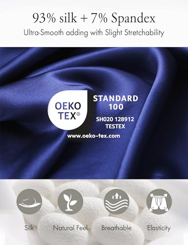 LilySilk Silk Boxers Mens Breathable Real Mulberry Underwear 6A Grade Royal Shorts Combo Pack, Silk Sleep Lounge Bottoms2
