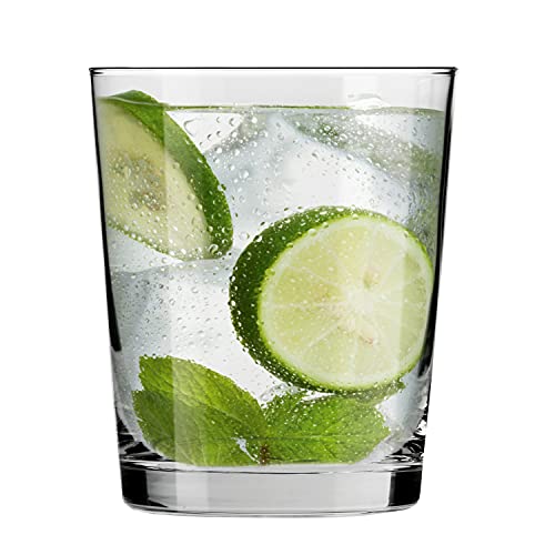 Krosno Drink Water Juice Drinking Glasses | Set Of 6 | 8.5 Oz | Pure Collection | Perfect For Home, Restaurants And Parties | Dishwasher Safe #TOP16
