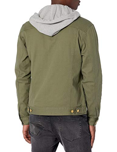 Image of LRG Mens Lrg Men's Lifted Research Collection Hooded Denim Jacket