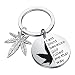 PLITI Marijuana Weed Gift 420 Cannabis Weed Lover Gift I Am Blunt Because God Rolled Me That Way Keychain for Stoner Friend Pot Smoker (rolled me ky)
