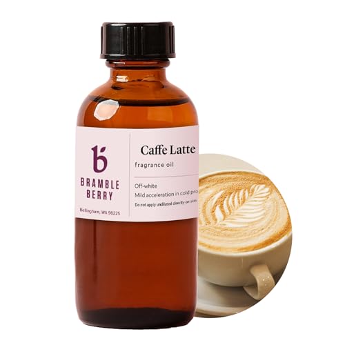 Image of Bramble Berry Caffe Latte Espresso & Creamy Milk Scent for Soap Making, Candles, Lotion, Bath Bombs & Perfume | Skin Safe, Vegan, Paraben & Phthalate Free, DIY Craft Essential