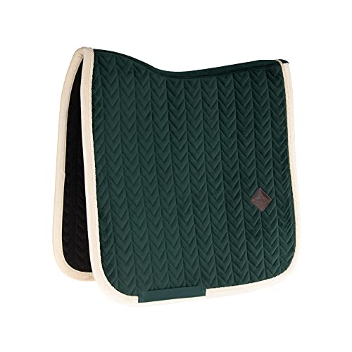 Kentucky Schabracke Velvet Contrast Dressage, Größe:DR, Farbe:dunkelgrün