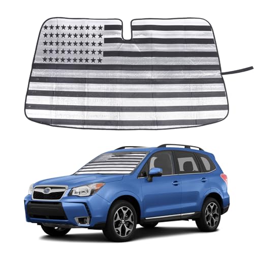 Pare-soleil pour Subaru Forester 2013-2018 protection réfléchissante noire haute densité