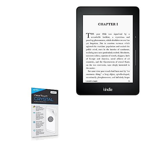 BoxWave Screen Protector Compatible with Amazon Kindle Paperwhite (3rd Gen 2015) - ClearTouch Crystal (2-Pack), HD Film Skin - Shields from Scratches