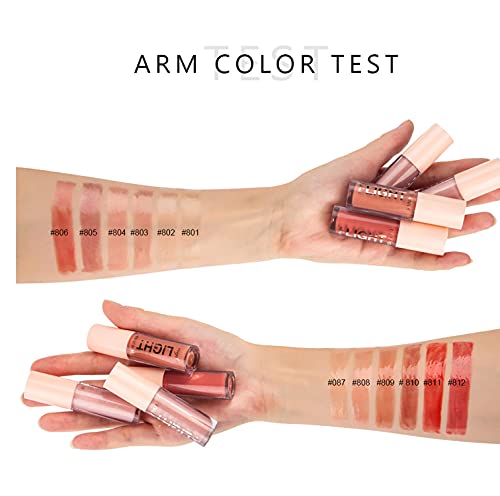 Maepeor HANDAIYAN Moisturizing Lipgloss Set 6Pcs Smooth Hydrating Lip Gloss Neutral Nude Nourishing Glossy Lipgloss thumb #2