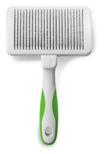Andis Pet Self-Cleaning Animal Slicker Brush (40160), Silver #TOP1