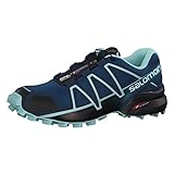 SPEEDCROSS 4 W Poseidon Salomon Speedcross 4, Zapatillas Mujer, Poseidon Eggshell Blue Black, 38 EU