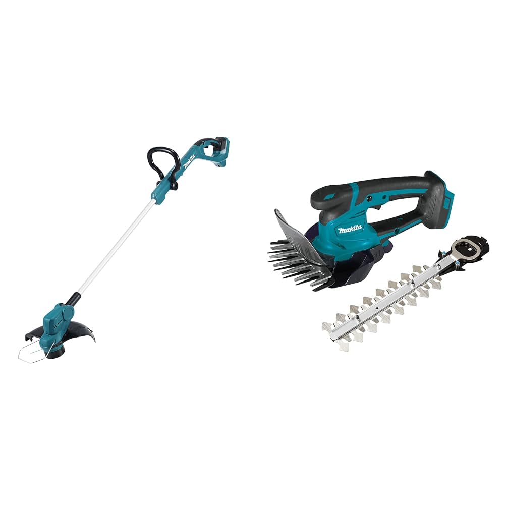 Makita DUR193Z Akku-Rasentrimmer 18V (ohne Akku, ohne Ladegerät) & DUM604ZX Akku-Grasschere 18V (ohne Akku, ohne Ladegerät)