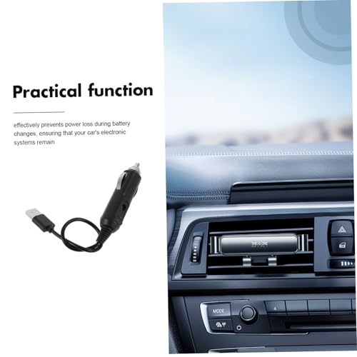 Cambiar batería sin perder datos usando el adaptador USB para automóvil Alipis enchufe macho 6