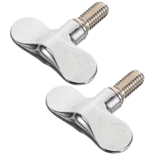 2 unidades de tornillos para batería, tuercas para platillos, herramienta para reparación de platillos y accesorios de percusión miniatura 1