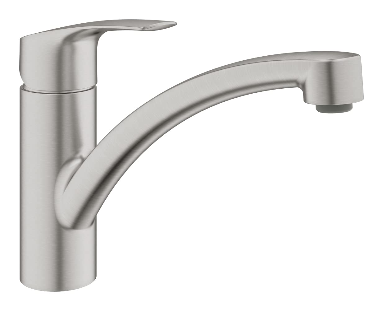 Mitigeur dévier bec bas Eurosmart Supersteel