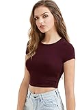 Damen Basic Sommer Kurzarmshirt, Weiches und atmungsaktives Material.