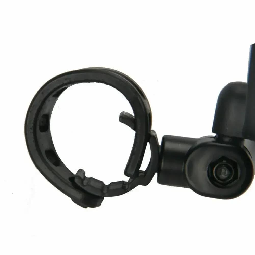 Universal-Fahrradspiegel für Fahrrad und Motorrad, 360 Grad drehbar, verstellbar, für Fahrradfahrten, Fahrradspiegel, Lenkerrückspiegel (schwarz a)